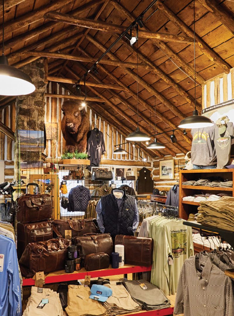 Inside the Highland Hiker.