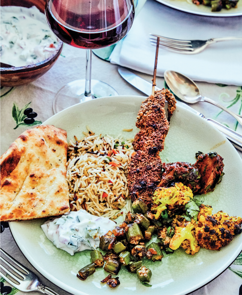 A coalescing of flavors from Nigeria and India