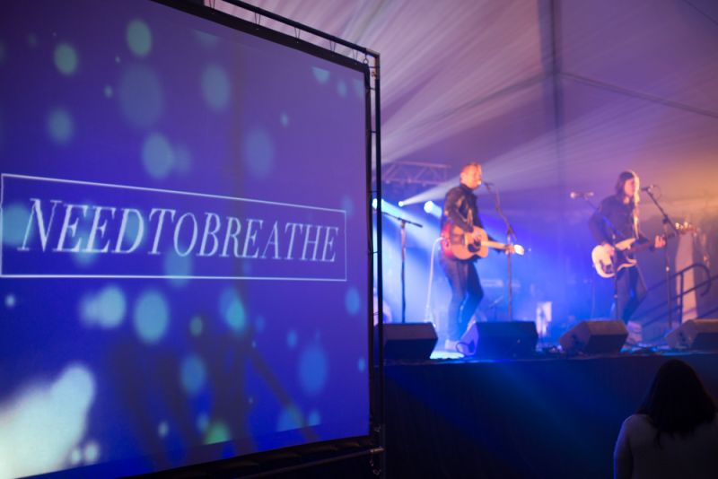 NeedToBreathe takes to the stage.