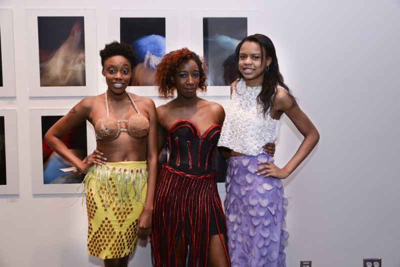 Shadiquah Grant, Shakirah Crosland and Jade Smiley