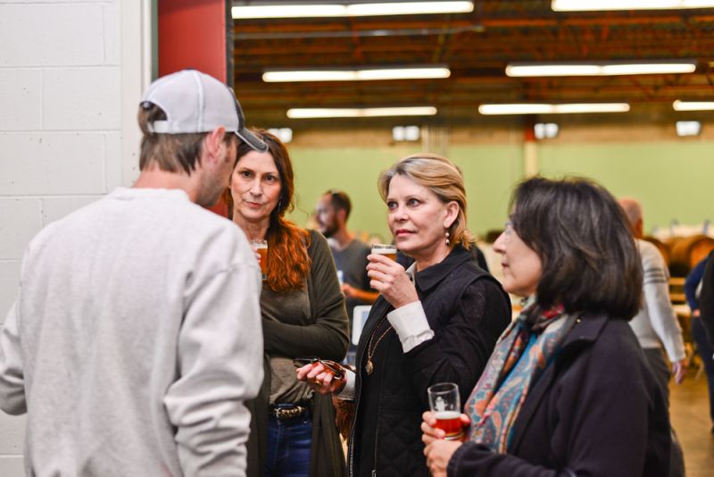 Sheila McGuffin and Lorraine Crossland at COAST Brewing
