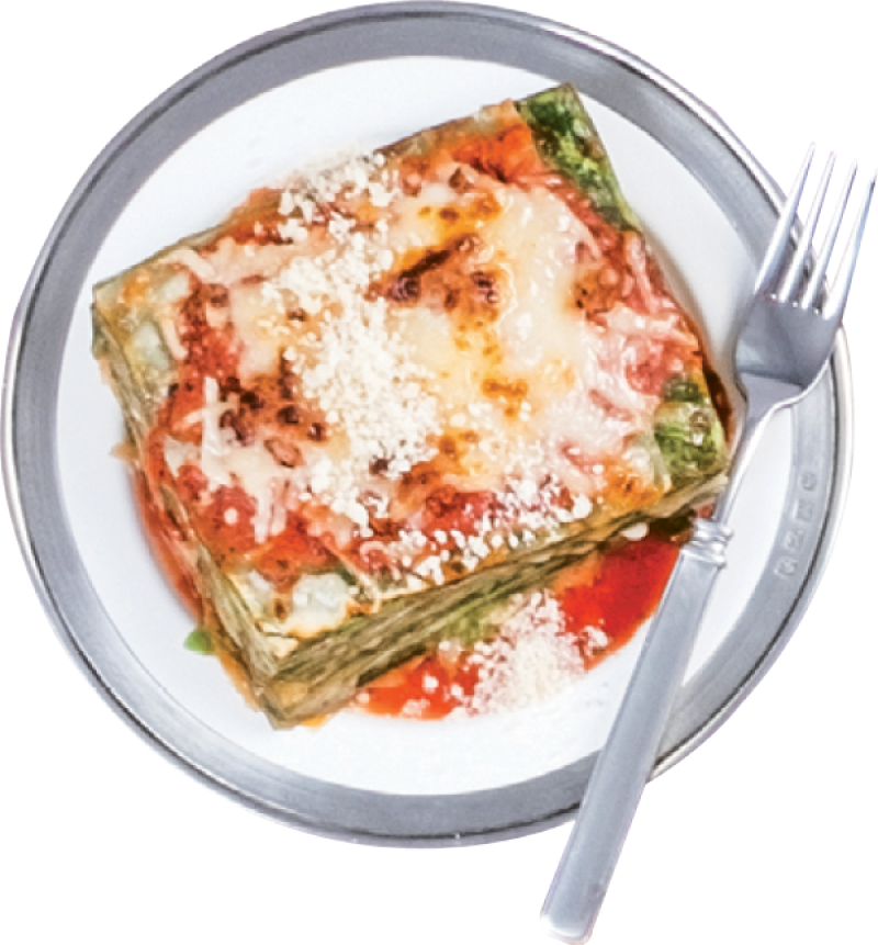 Celia’s ethereal, 25-layer lasagna