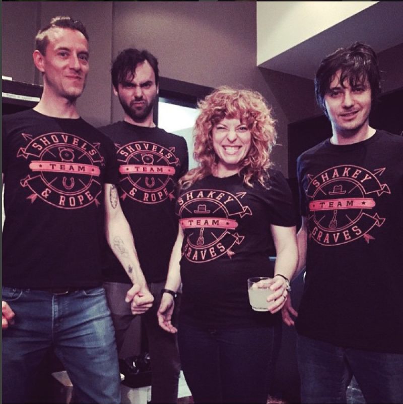 Australian tour with Shakey Graves in 2015.