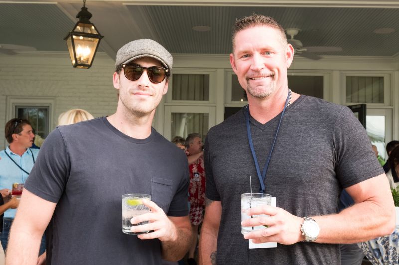 Ray Boudreaux and Aubrey Huff