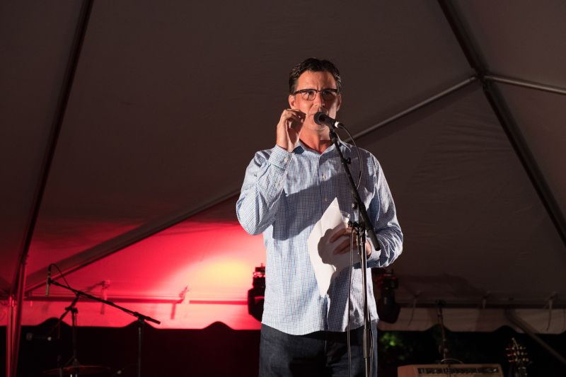 NASCAR commentator Rick Allen served as the evening’s emcee.