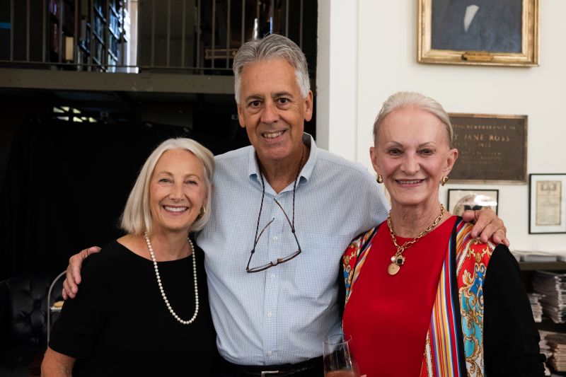 Karen and David Thompson with Delores Rosebrock