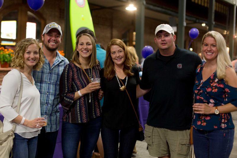 Danielle Nichols, Ricky and Hannah Roberts, Katie Riddle, Rob Johnston, and Amy Sindall