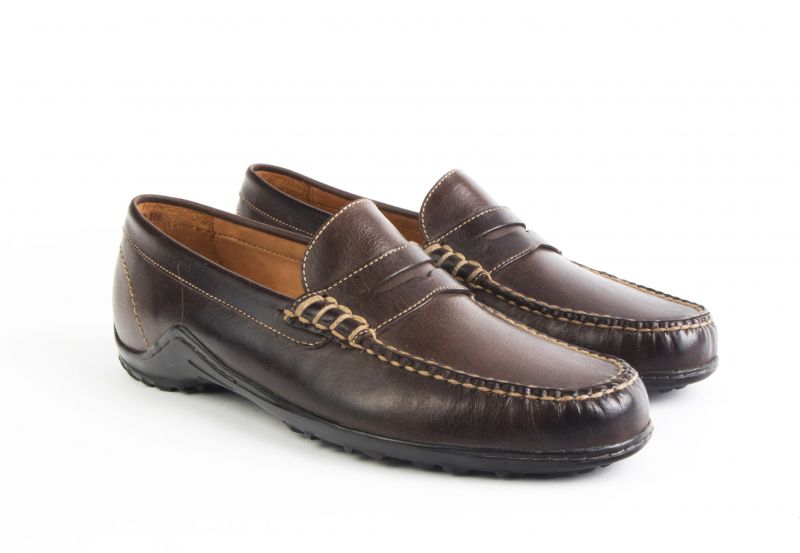 Martin Dingman, &quot;Bill&quot; Penny Loafer in &quot;walnut&quot;, $250 at Dumas