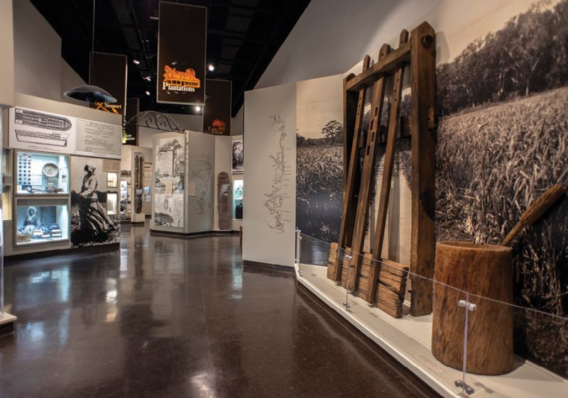 Plantation life in the Lowcountry History Hall at The Charleston Museum
