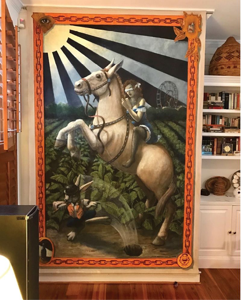 Trick Rider (48 x 84 inches, 2015)