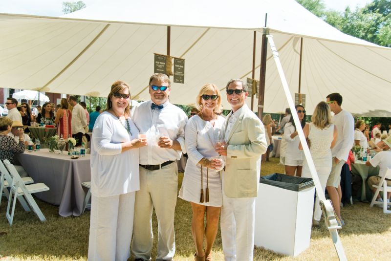 Jennifer and Rick Anderson with Mel and John Phillips