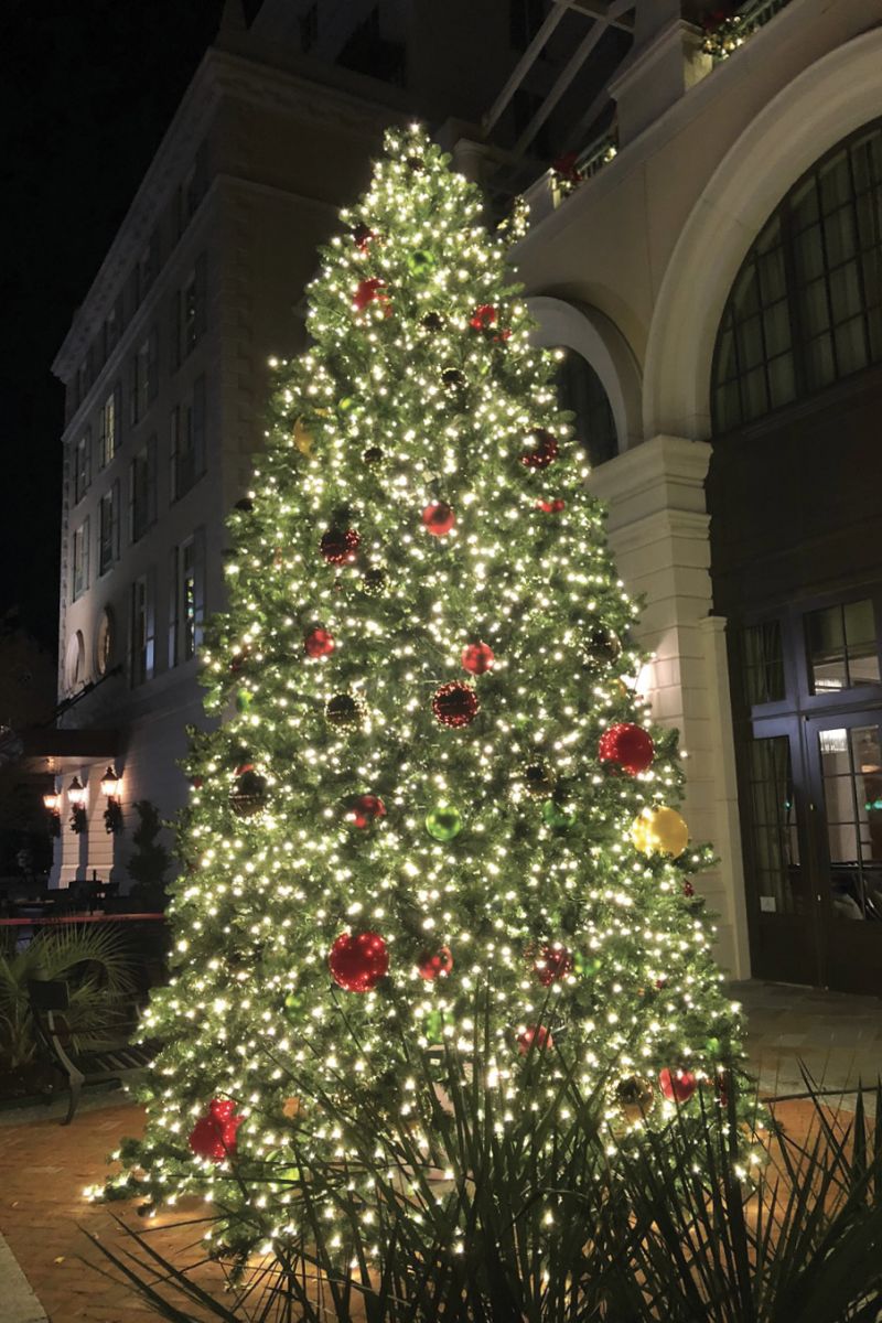 All in lights at Hotel Bennett.