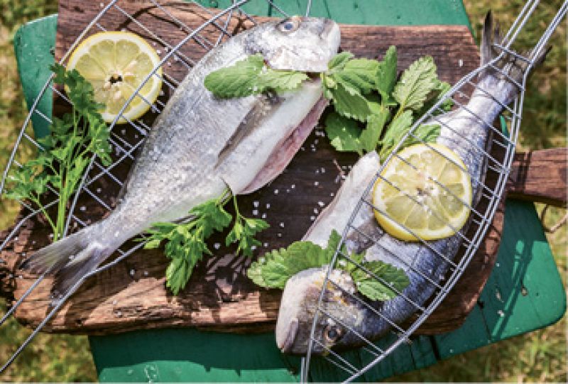 Grillmaster: “If I’m cooking at home, you’ll usually find me barbecuing chicken or grilling simple fish with fresh herbs and butter.”