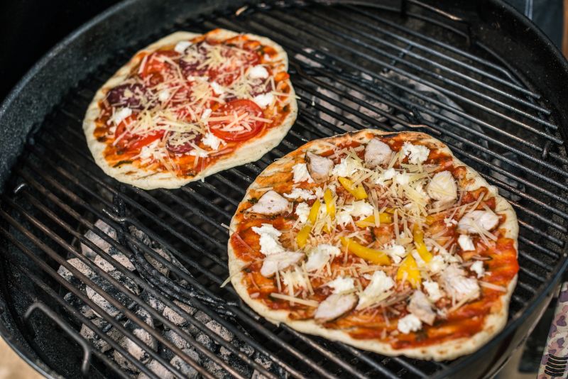 That’s amore:  “When I’m not at work, I really like grilling pizzas with focaccia dough, vegetables, and whipped ricotta.”