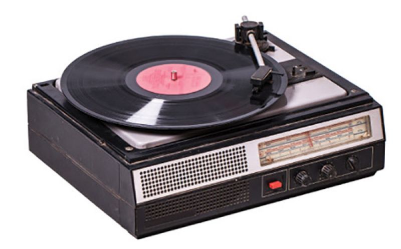 Spin City:  “Bethany and I are both record collectors. We love dusty old things, and we love good old music.” —Daniel