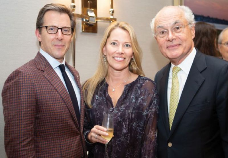 Board chair Bill Medich and Michele Seekings.