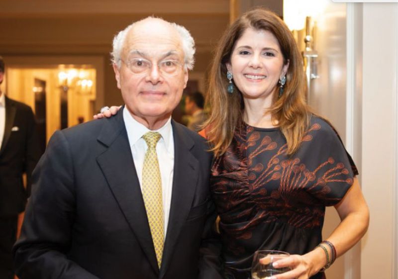 Board president Alicia Gregory at the 2019 auction.