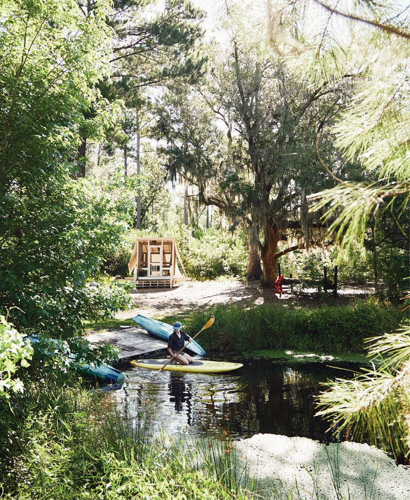Paddling from one of the Zun campsites.